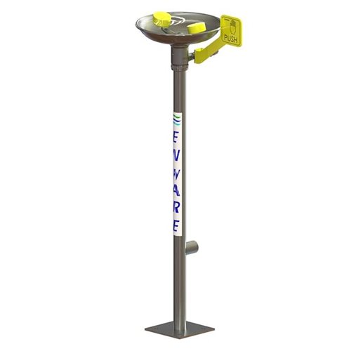 Emergency EyeFace Wash Pedestal Mounted Hand Operated